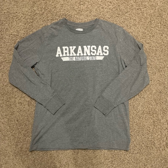Men’s grey large Arkansas shirt - Picture 1 of 2